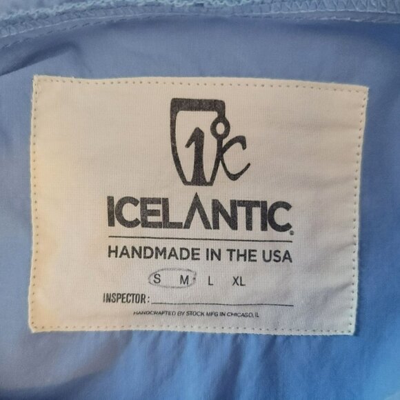 Icelantic Hooded Pullover Blue Jacket Mens S/M - Picture 8 of 9
